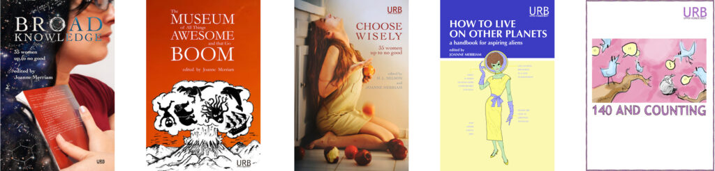 covers of the anthologies listed
